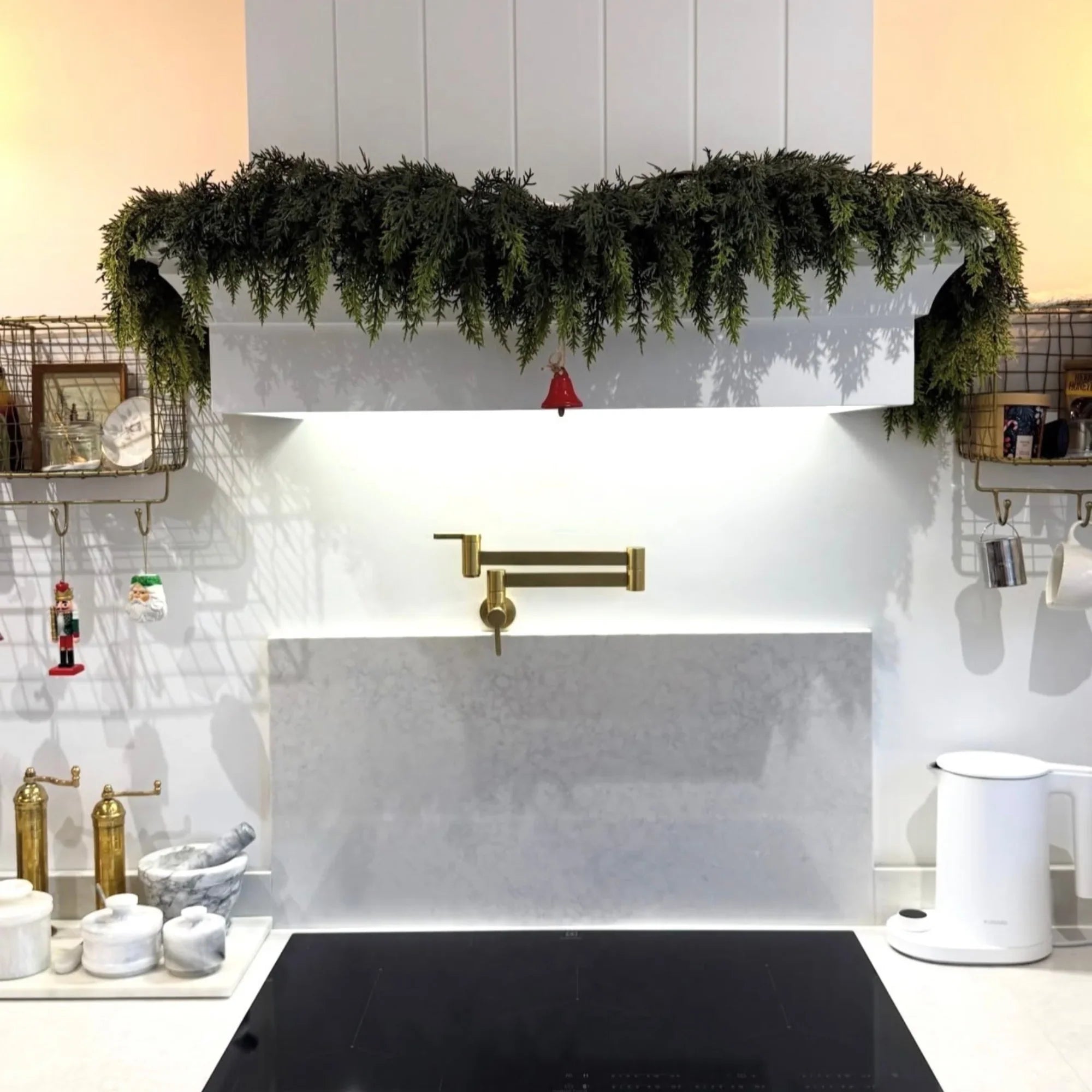 Unlacquered Brass Pot Filler Faucet – Wall Mounted Kitchen Pot Filler Tap