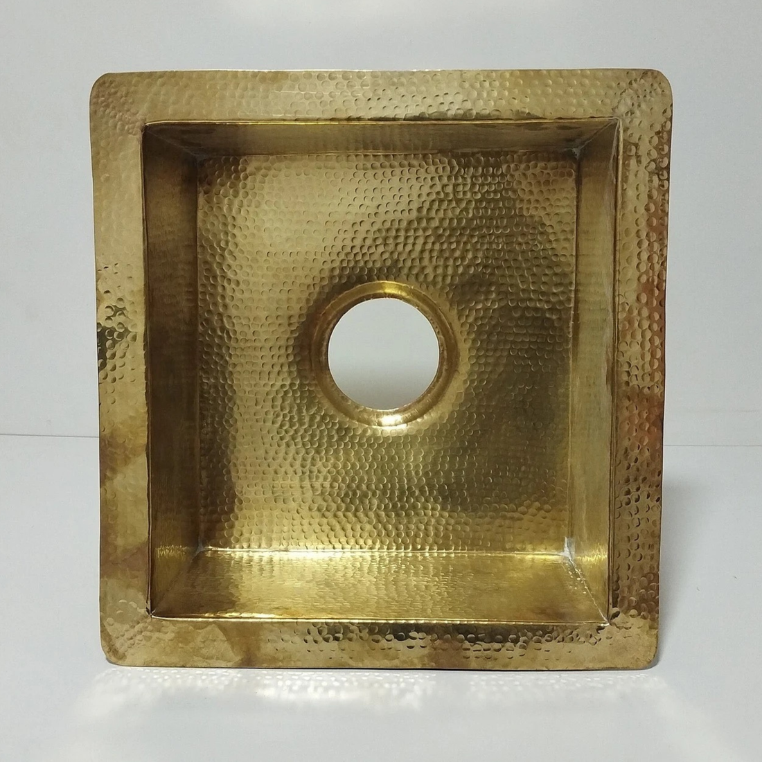 Unlacquered Brass Kitchen Sink - Hammered