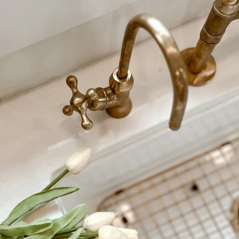 Unlacquered Brass Filter Tap – Dedicated Drinking Water Faucet | Solid Brass