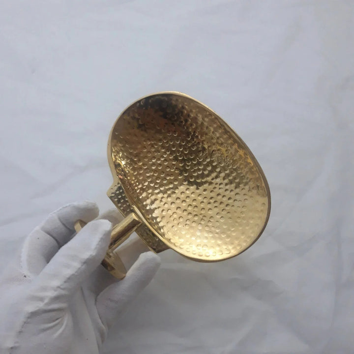 Unlacquered Brass Wall Mounted Soap Dish – Handcrafted, Vintage Style