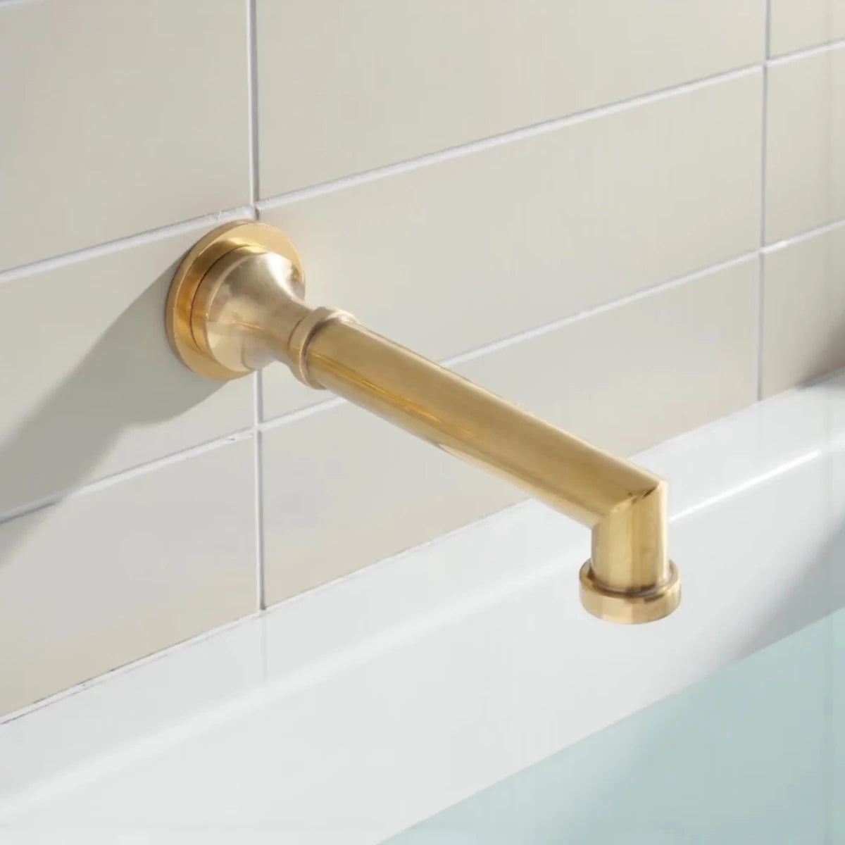 Unlacquered Brass Rain Shower System – 8" Head, Cross Handles, Handheld Sprayer | Solid Brass - The House Of Brass