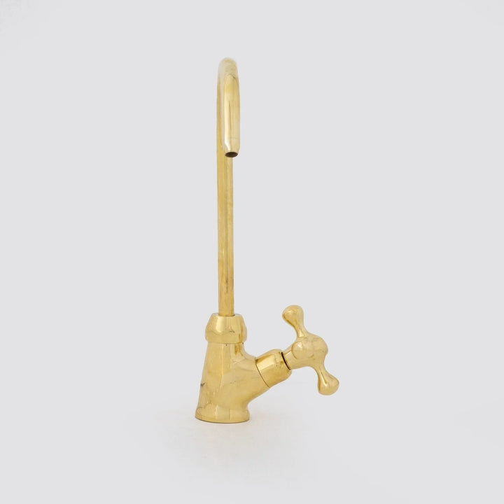 Unlacquered Brass Drinking Water Tap – Single Hole Cold Water Faucet